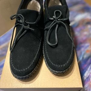 Ugg black moccasins size 9 New